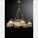 Люстра L 6306/6+4 ★Reccagni Angelo, 10 x 60Вт☀, Золото► — Купить▼