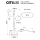 Citilux Рунд CL205820N Настольная лампа Бронза