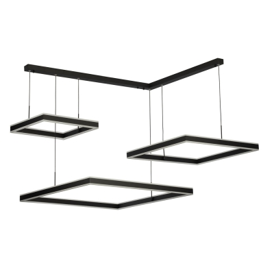 Citilux Дуэт CL719K311 LED Люстра подвесная с пультом Чёрная