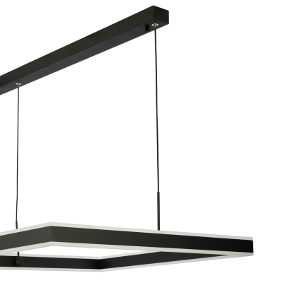 Citilux Дуэт CL719K311 LED Люстра подвесная с пультом Чёрная