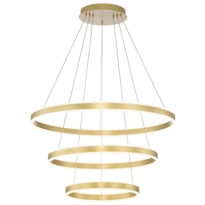 Citilux Дуэт CL719682 LED Люстра подвесная с пультом Золото