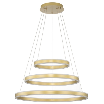 Citilux Дуэт CL719682 LED Люстра подвесная с пультом Золото