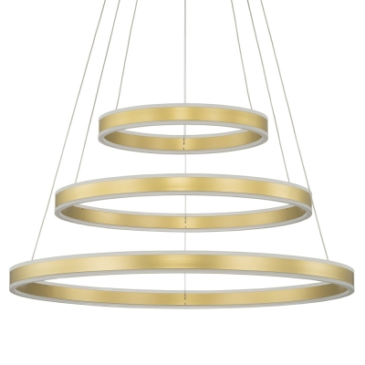Citilux Дуэт CL719682 LED Люстра подвесная с пультом Золото