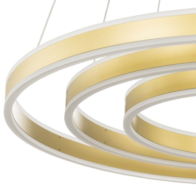 Citilux Дуэт CL719682 LED Люстра подвесная с пультом Золото