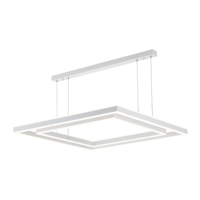 Citilux Дуэт CL719K210 LED Люстра подвесная с пультом Белая