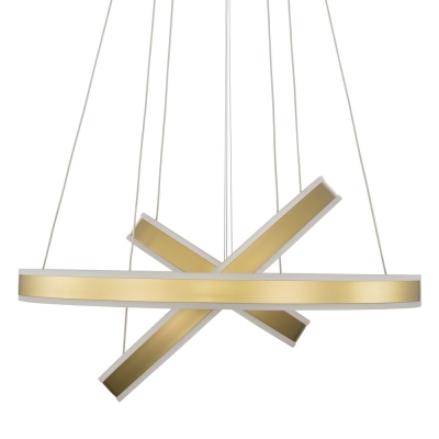 Citilux Дуэт CL719652 LED Люстра подвесная с пультом Золото