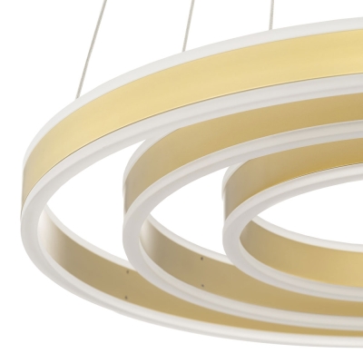 Citilux Дуэт CL719652 LED Люстра подвесная с пультом Золото