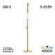 Citilux Рунд CL205950N Торшер Бронза