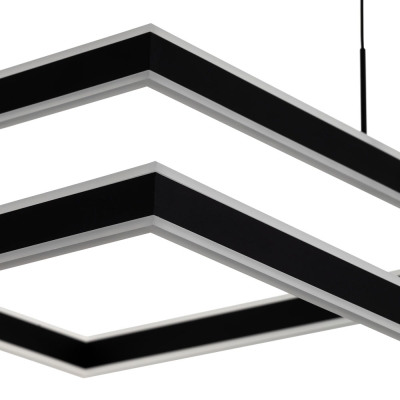 Citilux Дуэт CL719K211 LED Люстра подвесная с пультом Чёрная