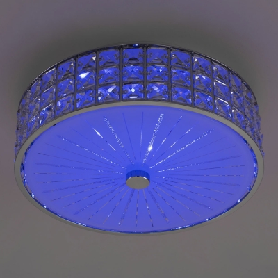 Citilux Портал CL32413G1 LED RGB Люстра хрустальная с пультом Хром