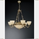 Люстра L 6358/6+3 ★Reccagni Angelo, 9 x 60Вт☀, Золото► — Купить▼