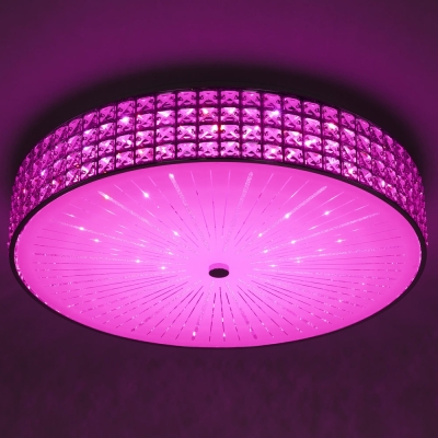 Citilux Портал CL32410G1 LED RGB Люстра хрустальная с пультом Хром