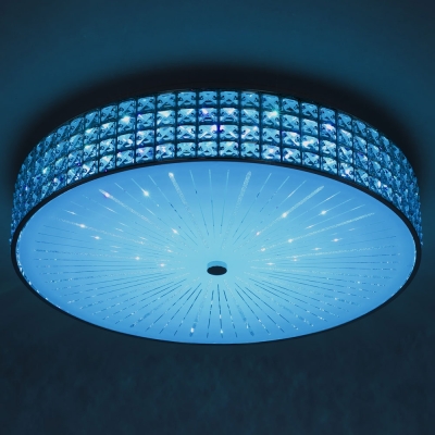 Citilux Портал CL32410G1 LED RGB Люстра хрустальная с пультом Хром