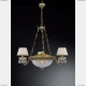 Люстра L 6400/3+3 ★Reccagni Angelo, 6 x 60Вт☀, Бронза► — Купить▼