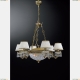Люстра L 6400/6+3 ★Reccagni Angelo, 9 x 60Вт☀, Бронза► — Купить▼