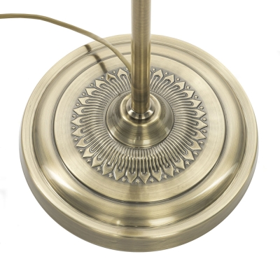 Citilux Базель CL407931T Торшер бронза со столиком и бежевым абажуром