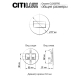 Citilux Скалли CLD007R5 LED Встраиваемый светильник лестничный Чёрный