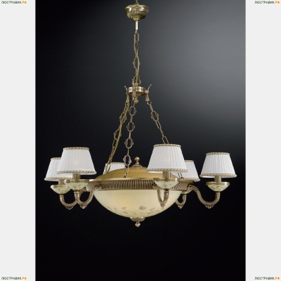 Люстра L 6422/6+4 ★Reccagni Angelo, 10 x 60Вт☀, Бронза► — Купить▼