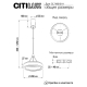 Citilux Дуэт CL719010 LED Подвесной светильник Белый