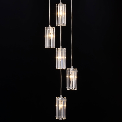 Citilux Джейн CL306051 Хрустальный подвесной светильник Хром