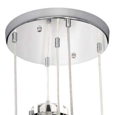 Citilux Джейн CL306051 Хрустальный подвесной светильник Хром