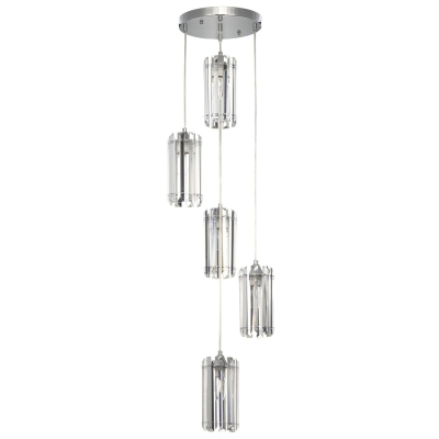 Citilux Джейн CL306051 Хрустальный подвесной светильник Хром