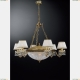 Люстра L 6500/6+4 ★Reccagni Angelo, 10 x 60Вт☀, Золото► — Купить▼
