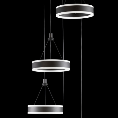 Citilux Дуэт CL719051 LED Подвесной светильник Чёрный