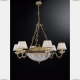 Люстра L 6502/6+4 ★Reccagni Angelo, 10 x 60Вт☀, Золото► — Купить▼