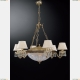 Люстра L 6503/6+4 ★Reccagni Angelo, 10 x 60Вт☀, Золото► — Купить▼