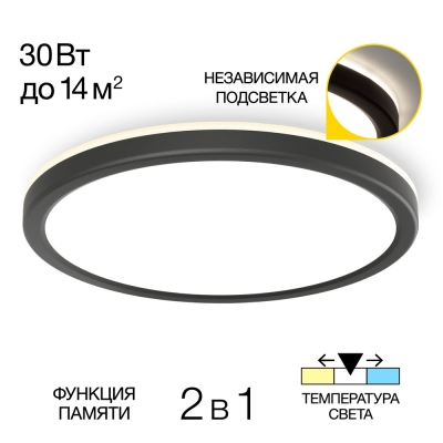 Citilux Basic Line CL738241VL Светильник с подсветкой Чёрный