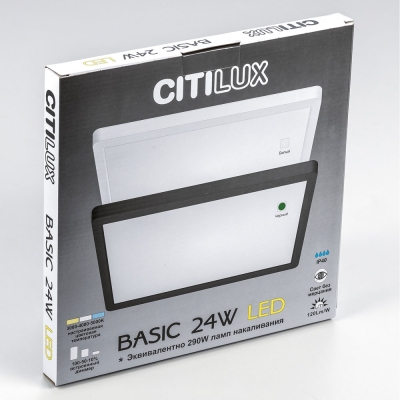 Citilux Бейсик CL738K241V LED Светильник накладной Чёрный