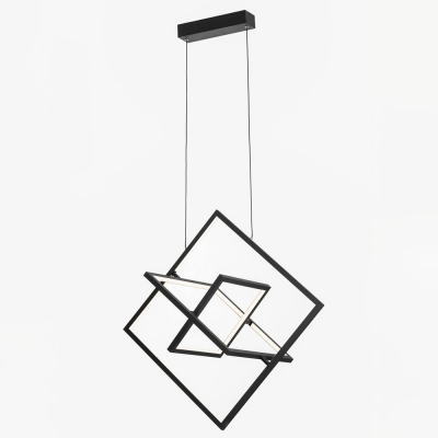 Citilux Cube CL719241 Подвесная светодиодная люстра Чёрная