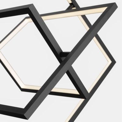 Citilux Cube CL719241 Подвесная светодиодная люстра Чёрная