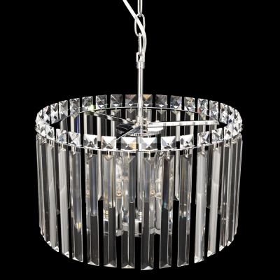 Citilux Джейн CL306141 Хрустальная подвесная люстра Хром