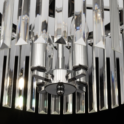 Citilux Джейн CL306141 Хрустальная подвесная люстра Хром