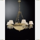 Люстра L 6523/6+4 ★Reccagni Angelo, 10 x 60Вт☀, Золото► — Купить▼