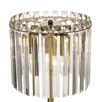 Citilux Джейн CL306833 Хрустальная настольная лампа Бронза