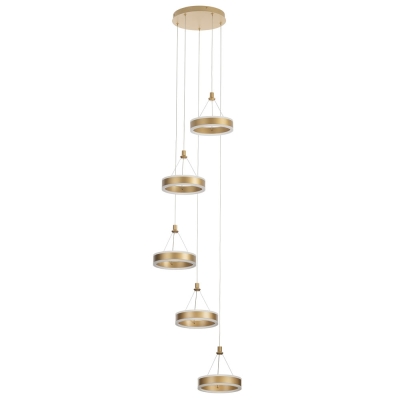 Citilux Дуэт CL719052 LED Подвесной светильник Золото