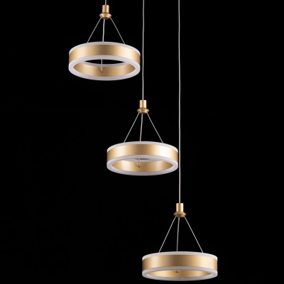 Citilux Дуэт CL719052 LED Подвесной светильник Золото