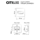 Citilux Скалли CLD007K1 LED Встраиваемый светильник лестничный Матовый Хром
