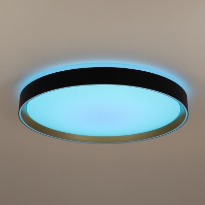 Citilux BOSS CL751451G LED RGB Светильник с пультом Чёрный с Золотом