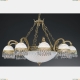 Люстра L 7000/10+4 ★Reccagni Angelo, 14 x 60Вт☀, Бронза► — Купить▼