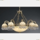 Люстра L 7003/10+4 ★Reccagni Angelo, 14 x 60Вт☀, Бронза► — Купить▼