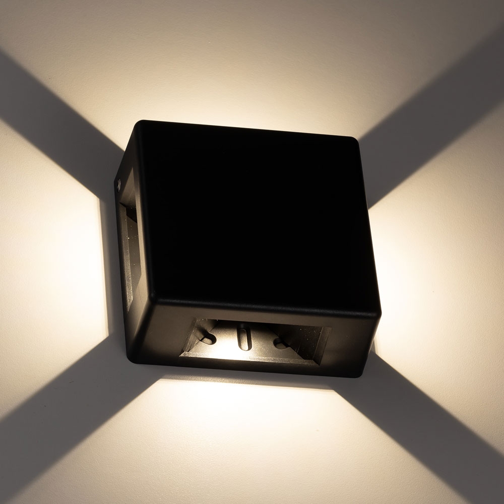 Citilux STELS CLU0721 LED Уличный настенный светильник Чёрный