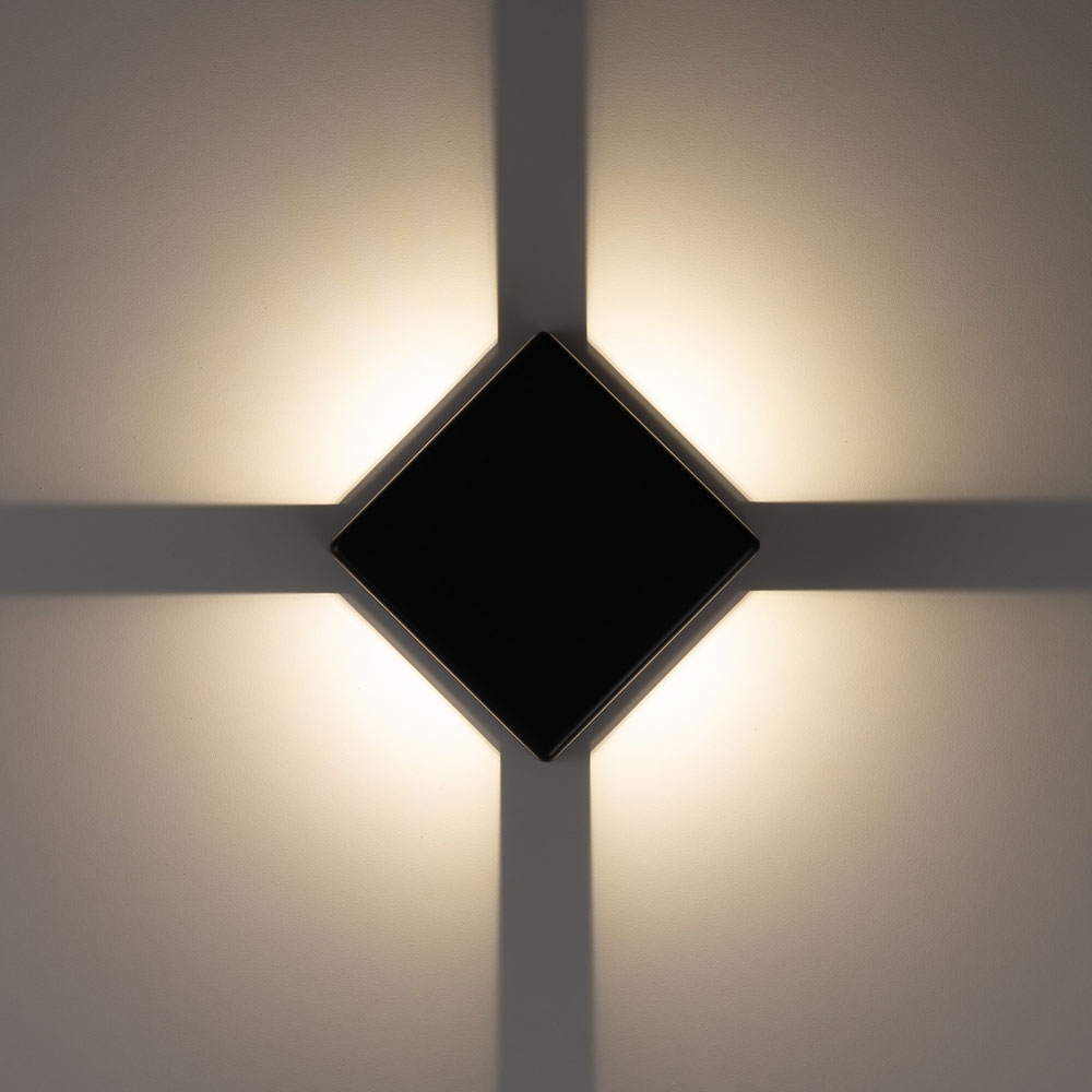 Citilux STELS CLU0721 LED Уличный настенный светильник Чёрный
