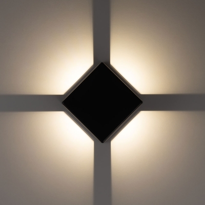 Citilux STELS CLU0721 LED Уличный настенный светильник Чёрный