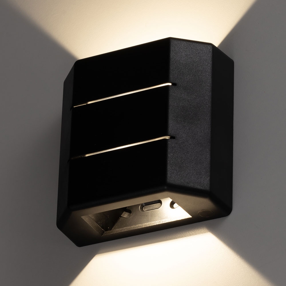 Citilux STELS CLU0731 LED Уличный настенный светильник Чёрный