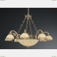 Люстра L 7004/8+3 ★Reccagni Angelo, 11 x 60Вт☀, Бронза► — Купить▼