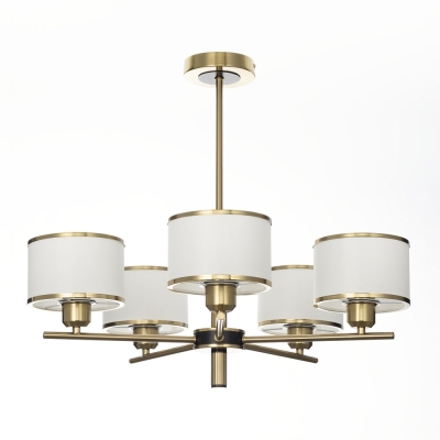 Citilux ALTON CL421253 Люстра на штанге с белыми абажурами